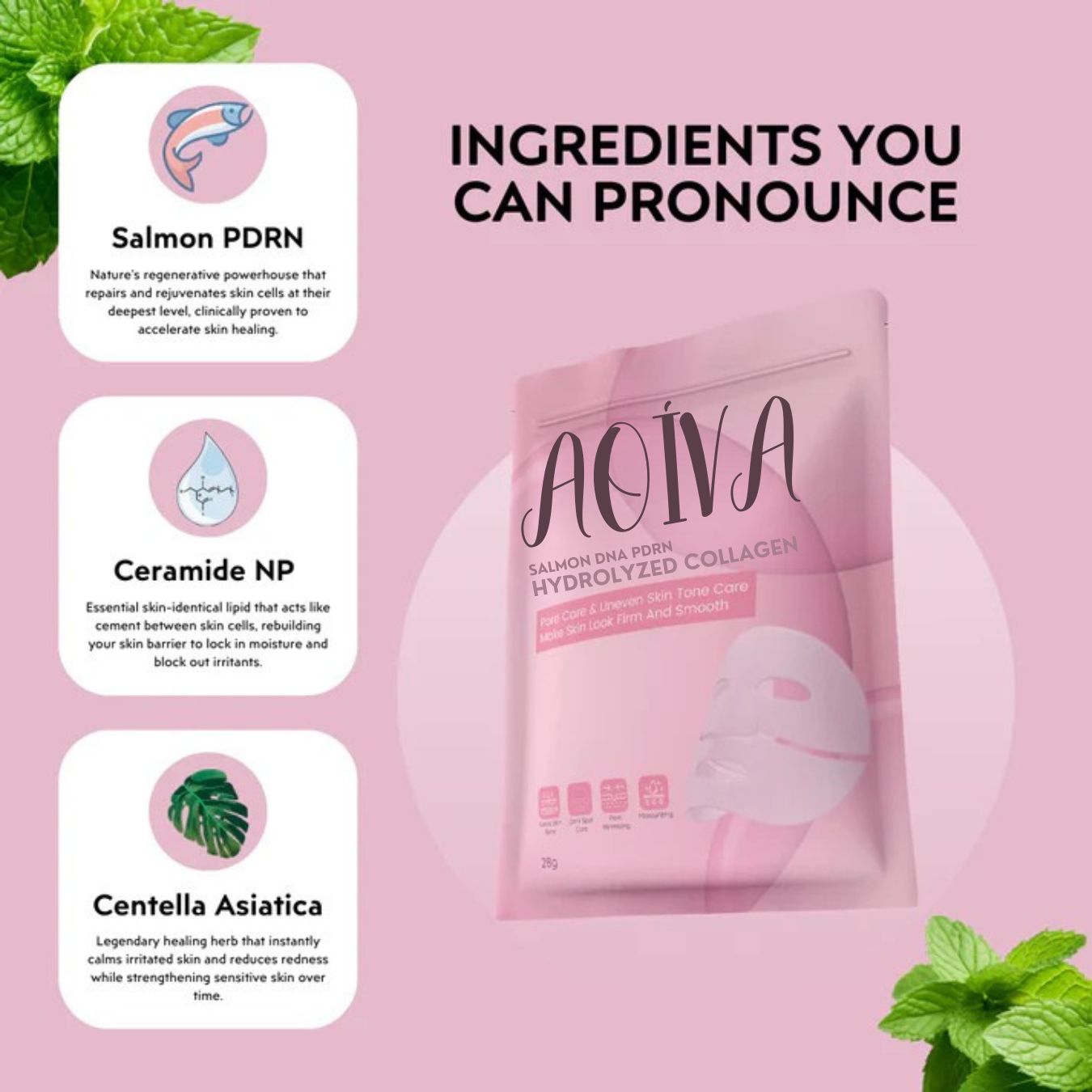 Salmon PDRN Collagen Mask